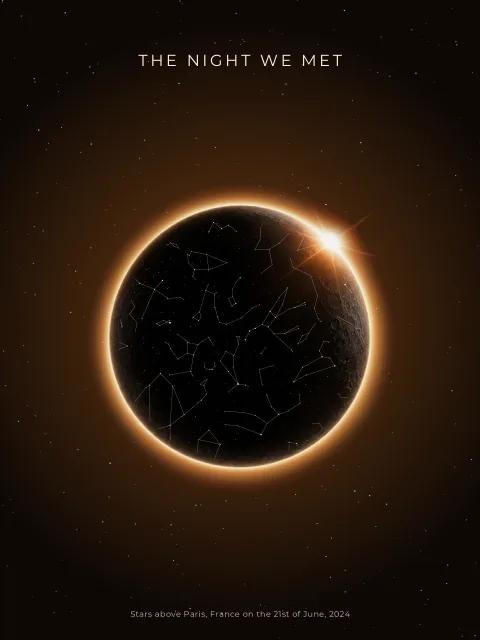 Eclipse star map design
